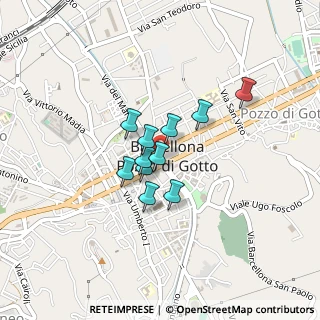 Mappa Via Antonio Gramsci, 98051 Barcellona Pozzo di Gotto ME, Italia (0.3)