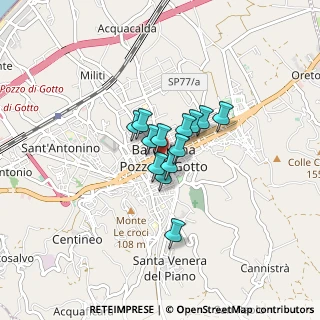Mappa Via Antonio Gramsci, 98051 Barcellona Pozzo di Gotto ME, Italia (0.50077)