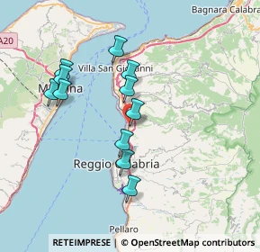 Mappa Prov.le 153, 89121 Reggio di Calabria RC, Italia (7.38)
