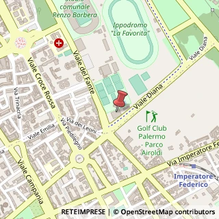 Mappa Viale del Fante, 1c, 90146 Palermo, Palermo (Sicilia)