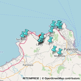 Mappa Via Pastificio, 90044 Carini PA, Italia (5.835)