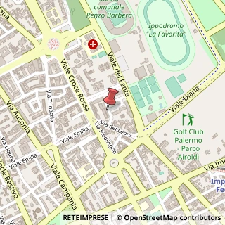 Mappa Piazzale del Fante, 52-53, 90146 Palermo, Palermo (Sicilia)