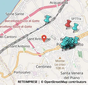 Mappa Via Nino Bixio, 98051 Barcellona Pozzo di Gotto ME, Italia (1.173)