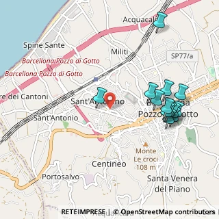 Mappa Via Nino Bixio, 98051 Barcellona Pozzo di Gotto ME, Italia (1.22769)