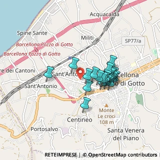 Mappa Via Nino Bixio, 98051 Barcellona Pozzo di Gotto ME, Italia (0.7305)