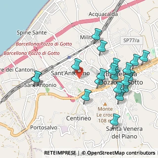 Mappa Via Nino Bixio, 98051 Barcellona Pozzo di Gotto ME, Italia (1.1975)