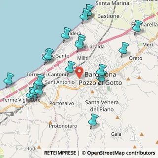 Mappa Via Nino Bixio, 98051 Barcellona Pozzo di Gotto ME, Italia (2.6925)