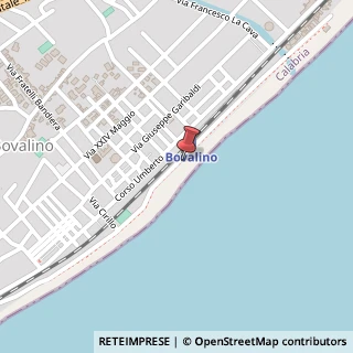 Mappa Via Lungomare, 1, 89034 Bovalino, Reggio di Calabria (Calabria)