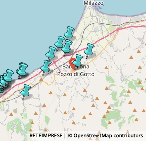 Mappa Via Ten. Col. Paolo Arcodaci, 98051 Barcellona Pozzo di Gotto ME, Italia (5.815)