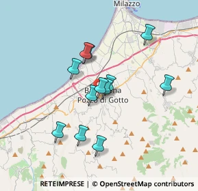 Mappa Via Ten. Col. Paolo Arcodaci, 98051 Barcellona Pozzo di Gotto ME, Italia (3.27)