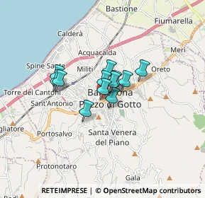Mappa Via Ten. Col. Paolo Arcodaci, 98051 Barcellona Pozzo di Gotto ME, Italia (1.045)