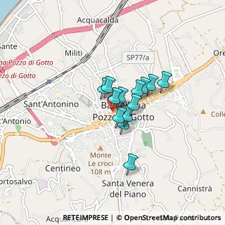Mappa Via Arcodaci, 98051 Barcellona Pozzo di Gotto ME, Italia (0.54231)