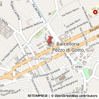 Mappa Via Arcodaci Tenente Colonnello, 48, 98051 Barcellona Pozzo di Gotto ME, Italia, 98051 Barcellona Pozzo di Gotto, Messina (Sicilia)