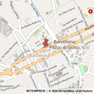 Mappa Via Med. d'Oro Stefano Cattafi, 98051 Barcellona Pozzo di Gotto ME, Italia, 98051 Barcellona Pozzo di Gotto, Messina (Sicilia)