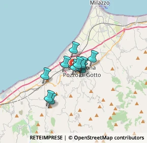 Mappa Via Liguria, 98051 Barcellona Pozzo di Gotto ME, Italia (2.06364)