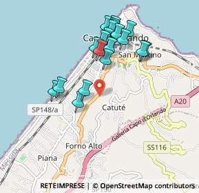 Mappa SS 113, 98071 Capo d'Orlando ME, Italia (1.0115)