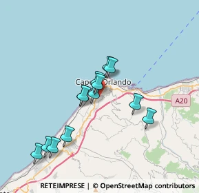 Mappa SS 113, 98071 Capo d'Orlando ME, Italia (3.48)