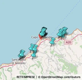 Mappa SS 113, 98071 Capo d'Orlando ME, Italia (5.8455)