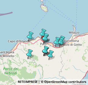 Mappa Via Catapanello, 98066 Patti ME, Italia (9.78667)