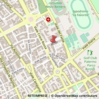 Mappa Piazzale del Fante, 61, 90146 Palermo, Palermo (Sicilia)