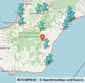 Mappa Via Camillo Benso Conte di Cavour, 89030 San Luca RC, Italia (22.195)