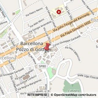 Mappa Via Giovanni Spagnolo, 58/D, 98051 Barcellona Pozzo di Gotto, Messina (Sicilia)