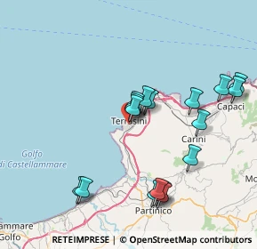 Mappa Via Francesco Salemi, 90049 Terrasini PA, Italia (8.71353)