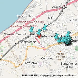Mappa Via Statale S. Antonino, 98051 Barcellona Pozzo di Gotto ME, Italia (1.4585)