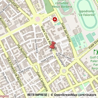 Mappa V.le della Croce Rossa, 28, 90144 Palermo, Palermo (Sicilia)
