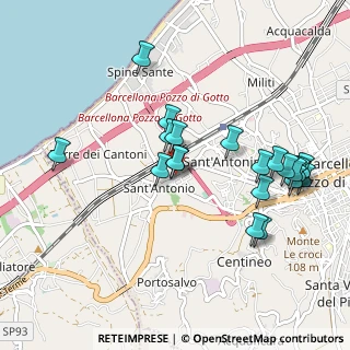Mappa Via Federico II di Svevia, 98051 Barcellona Pozzo di Gotto ME, Italia (1.084)