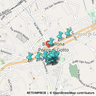 Mappa SP 80, 98051 Barcellona Pozzo di Gotto ME, Italia (0.3825)