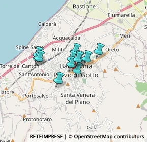 Mappa Via Mandanici, 98051 Barcellona Pozzo di Gotto ME, Italia (1.06417)