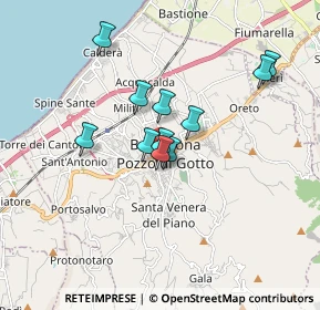 Mappa Via Mandanici, 98051 Barcellona Pozzo di Gotto ME, Italia (1.49091)