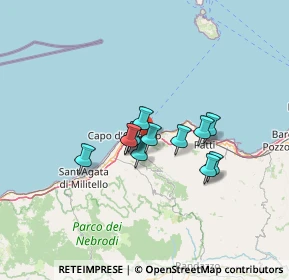 Mappa Contrada Ponte di Naso, 98074 Naso ME, Italia (10.00583)