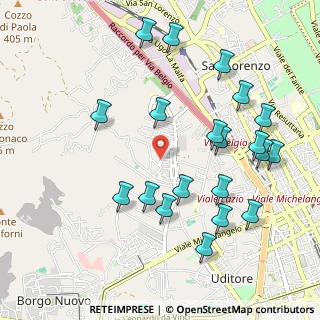 Mappa Via Candela Niccolò, 90145 Palermo PA, Italia (1.2365)