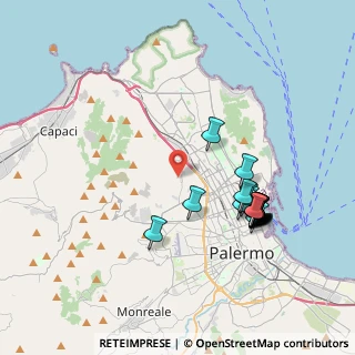 Mappa Via Candela Niccolò, 90145 Palermo PA, Italia (4.319)