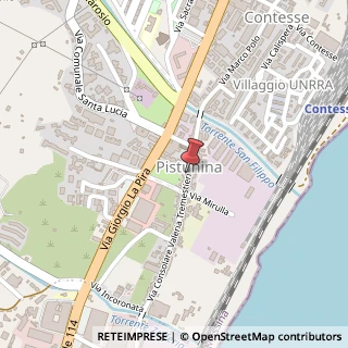 Mappa Via Consolare Valeria, 104, 98125 Villafranca Tirrena, Messina (Sicilia)
