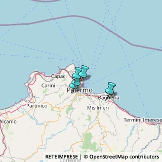 Mappa Via Ammiraglio Salvatore Denti di Piraino, 90142 Palermo PA, Italia (20.37)