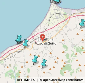 Mappa Via Onofrio Ugo S., 98051 Barcellona Pozzo di Gotto ME, Italia (6.61333)