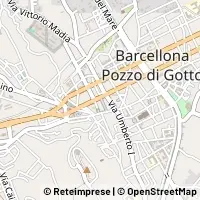 Kaart Barcellona Pozzo di Gotto