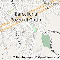 Kaart Barcellona Pozzo di Gotto