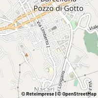 Kaart Barcellona Pozzo di Gotto