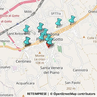 Mappa Via Moleti, 98051 Barcellona Pozzo di Gotto ME, Italia (0.83308)