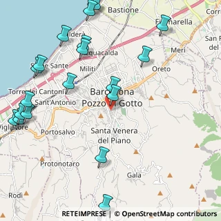 Mappa Via Moleti, 98051 Barcellona Pozzo di Gotto ME, Italia (3.2325)