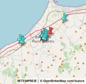 Mappa Via Moleti, 98051 Barcellona Pozzo di Gotto ME, Italia (1.79818)