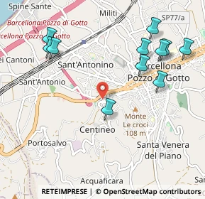 Mappa SP 84, 98051 Barcellona Pozzo di Gotto ME, Italia (1.31636)