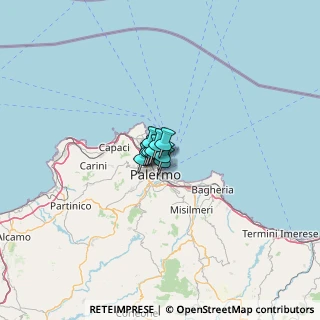 Mappa Via Com.te S.Guli, 90142 Palermo PA, Italia (34.21133)