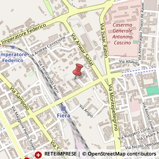 Mappa Via Mariano D'Amelio, 21, 90143 Palermo, Palermo (Sicilia)