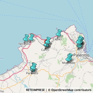 Mappa SP 3, 90044 Carini PA (9.565)