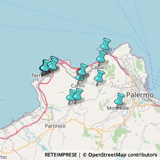 Mappa SP 3, 90044 Carini PA (6.802)